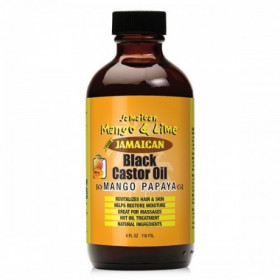 Jamaican Mango & Lime Black Castor Oil With Mango Papaya 4oz Jamaican Mango & Lime Black Castor Oil With Mango Papaya 4oz